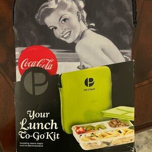 Coca Cola Lunch To-Go Kit with Green Accessories